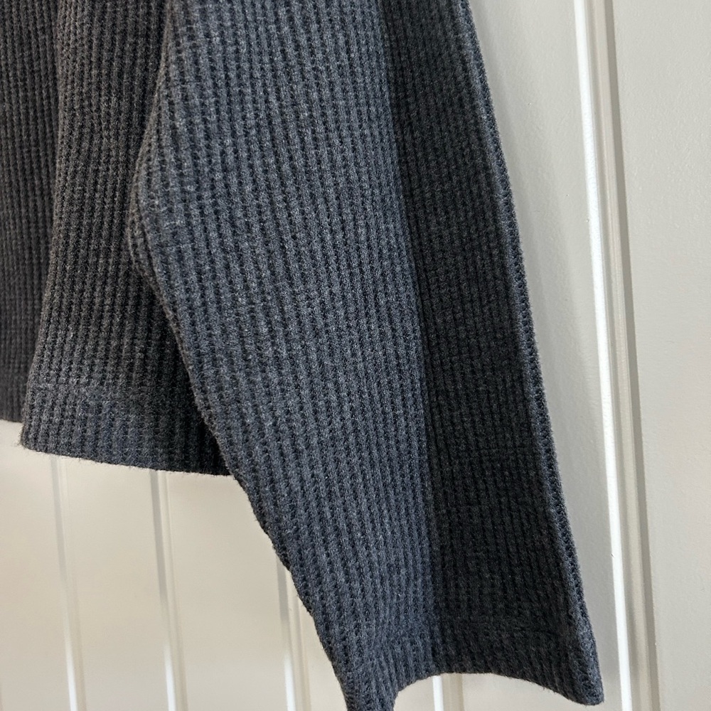 Gap oversized long sleeve waffle t-shirt - Picture 4 of 8